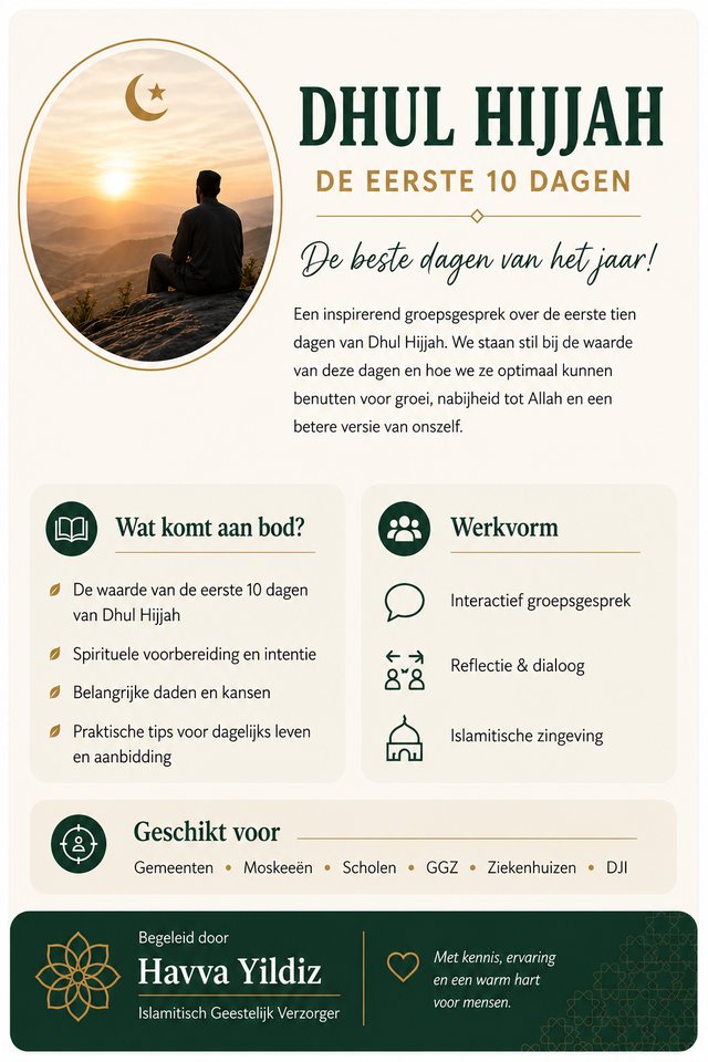 Groepsgesprek: Dhul Hijjah, De Eerste 10 Dagen